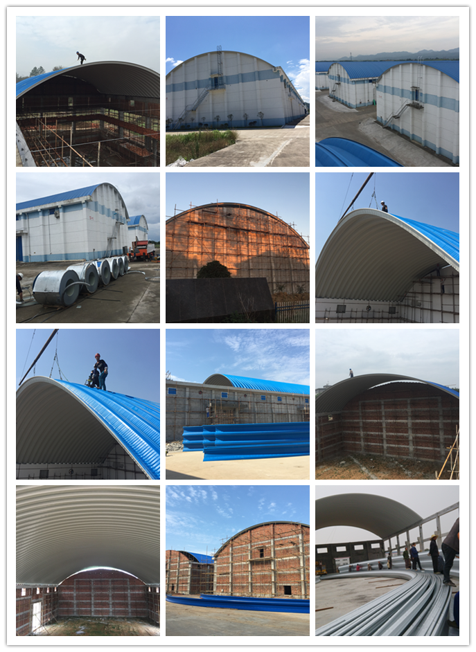 杰達(dá)鋼構(gòu)施工拱形屋頂經(jīng)驗(yàn)豐富糧食儲(chǔ)備庫拱形屋頂設(shè)計(jì) 杰達(dá)鋼構(gòu)施工拱形屋頂經(jīng)驗(yàn)豐富糧食儲(chǔ)備庫拱形屋頂設(shè)計(jì)